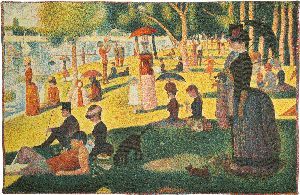 Phot of A Sunday Afternoon On The Island Of La Grande Jatte By Georges Seurat Wall Tapestry