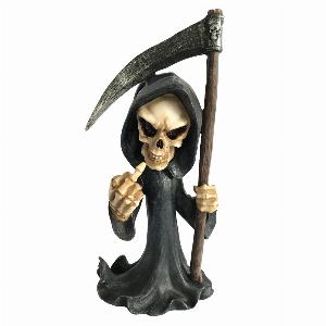 Photo #1 of product U4935R0 - Don't Fear the Reaper Cursing Grim Reaper Figurine