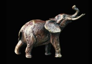 Photo of Elephant Bronze Miniature (Butler and Peach)