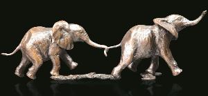 Photo of Follow my Leader Elephant Figurine (Limited Edition) Michael Simpson