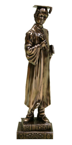 Photo of Male Graduation Bronze Figurine (Juliana)