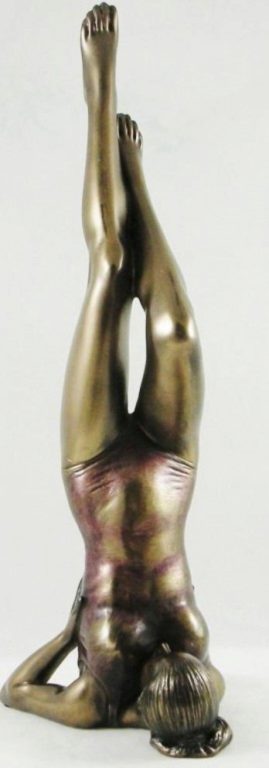 Photo of Salamba Sarvangasana Yoga Figurine Shoulderstand