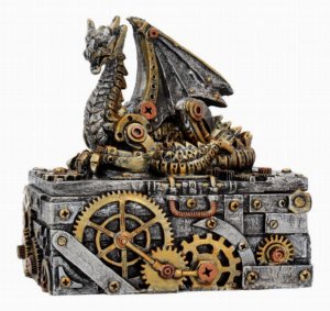Photo #1 of product U3821K8 - Secrets of the Machine Steampunk Dragon Box