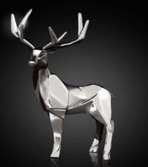 Photo of Stag Hallmarked Sterling Silver Miniature NOMI Design