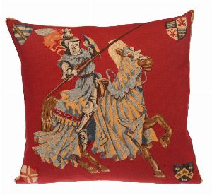 Phot of Templars Medieval Tapestry Cushion Ii
