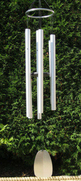 Woodstock Windsinger Athena Wind Chime (Silver Or Black) | Wind