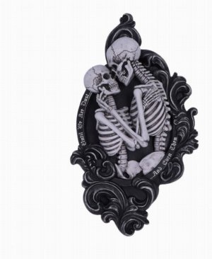Photo #1 of product B6469X3 - And Even Then Skeleton Wall Plaque 39cm