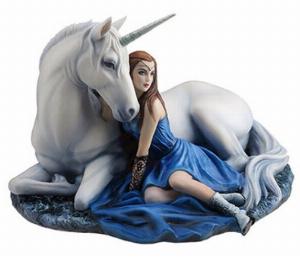 Photo of Blue Moon Unicorn Figurine (Anne Stokes)