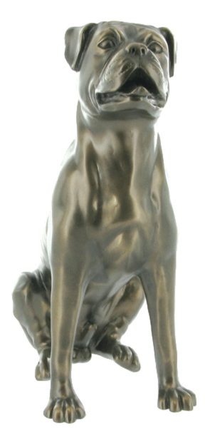 Photo of Boxer Bronze Sculpture