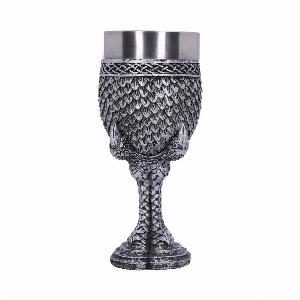 Photo #1 of product U4708P9 - Grey Scale Dragon Claw Goblet
