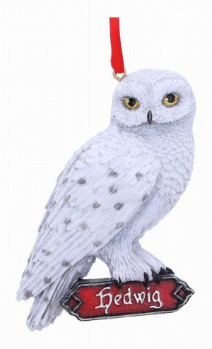 Photo #1 of product B6063V2 - Harry Potter Hedwig Hanging Ornament