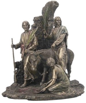 Photo of Jesus Enters Jerusalem Bronze Figurine 31 cm