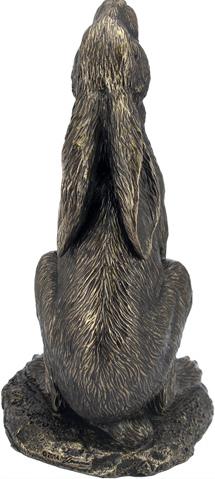 Photo of Moongazing Hare Bronze Figurine