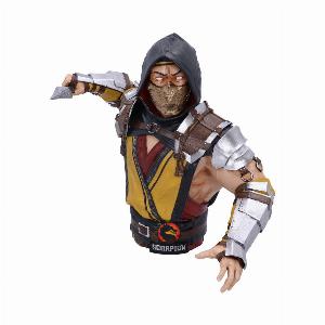 Photo #1 of product B6125W2 - Officially Licensed Mortal Kombat Scorpion Bust 29.5cm