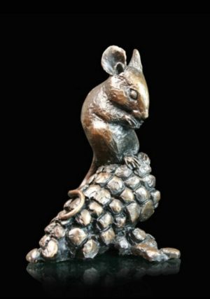 Photo of Mouse with Corn Bronze Figurine (Limited Edition) Michael Simpson