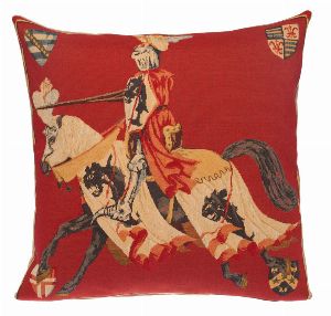 Phot of Templars Medieval Tapestry Cushion I