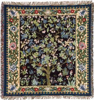 Phot of William Morris Tree Of Life Tapestry Throw