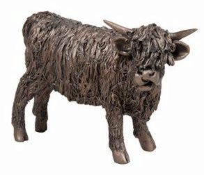 Photo of Young Bull Bronze Sculpture