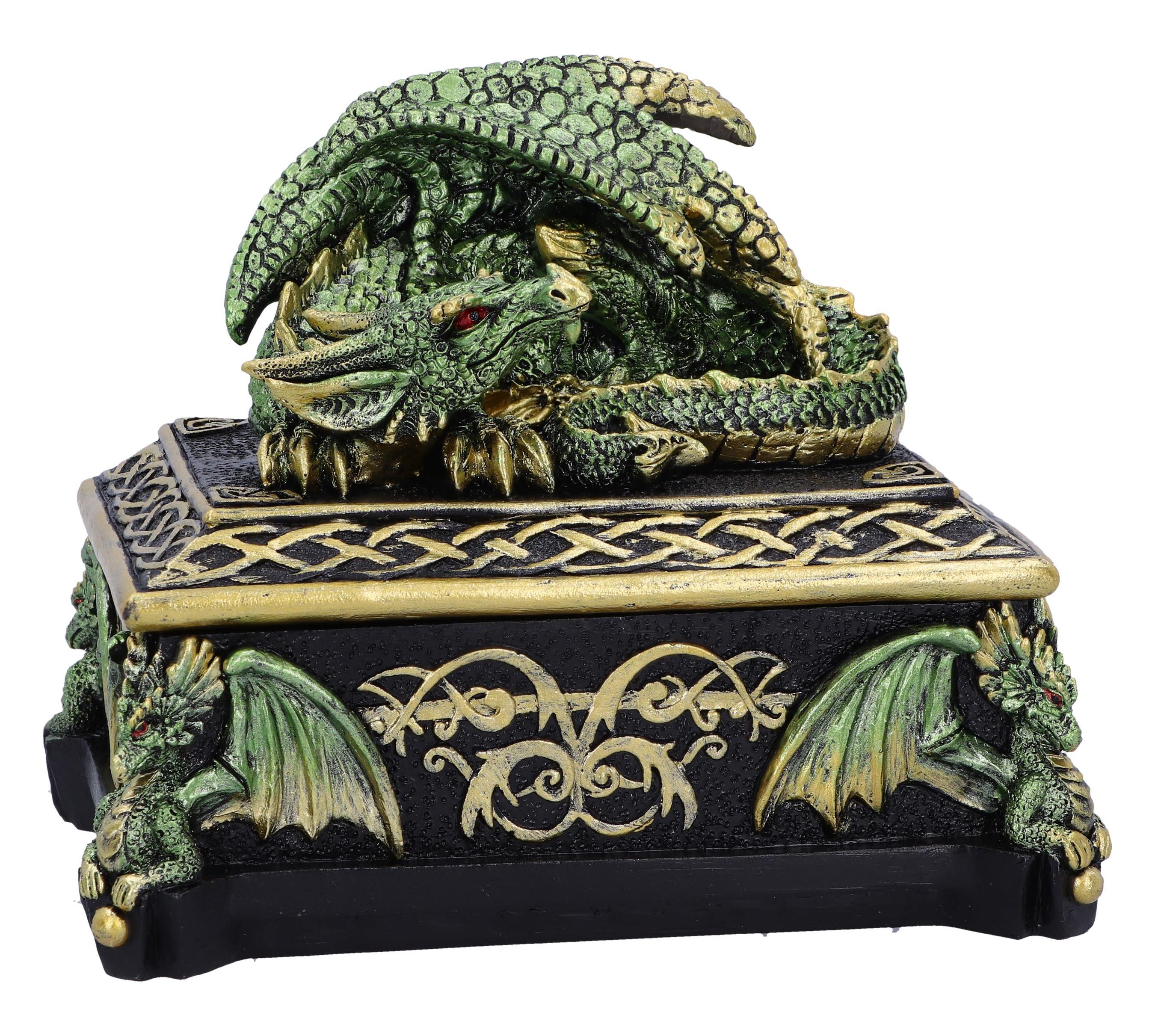 Emerald Hoard Dragon Box | Gothic Gifts