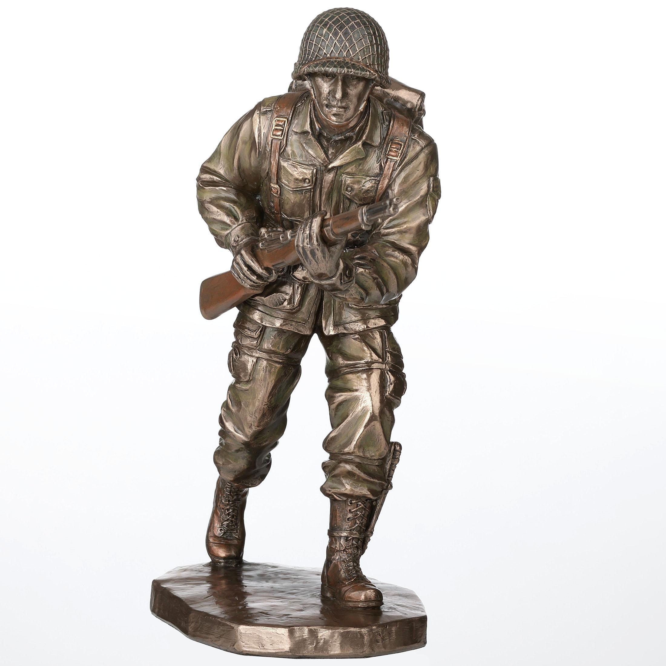 Us Army Rifle Infantryman Bronze Soldier Figurine By Veronese us-army-rifle-infantryman-bronze-soldier-figurine-by-veronese