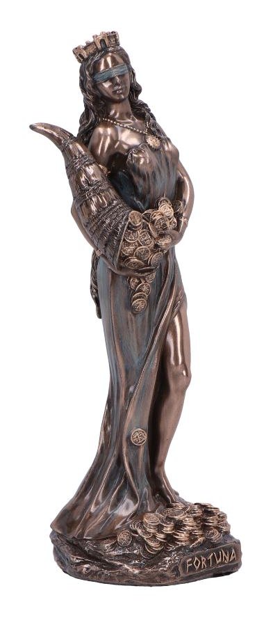 Photo #4 of product D6886C24 - Fortuna Medium Bronze Figurine