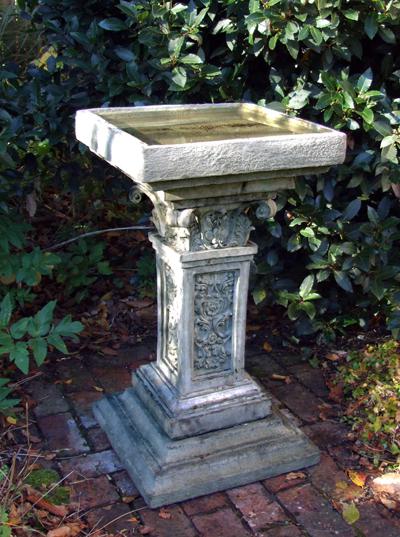 Photo of Rococo Stone Birdbath