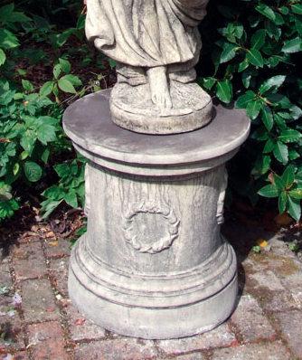 Photo of Round Laurel Stone Plinth