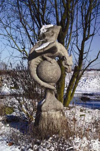 Photo of Wyvern Stone Sculpture