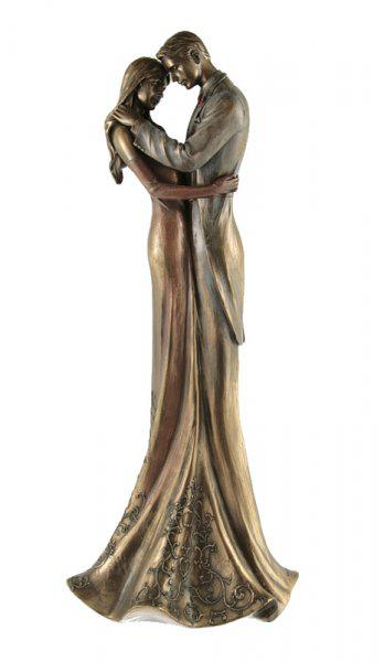 Photo of Couple in Love Bronze Figurine 35cm