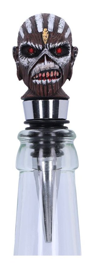 Photo #1 of product B6338X3 - Officially Licensed Iron Maiden Eddie Book of Souls Bottle Stopper 10cm