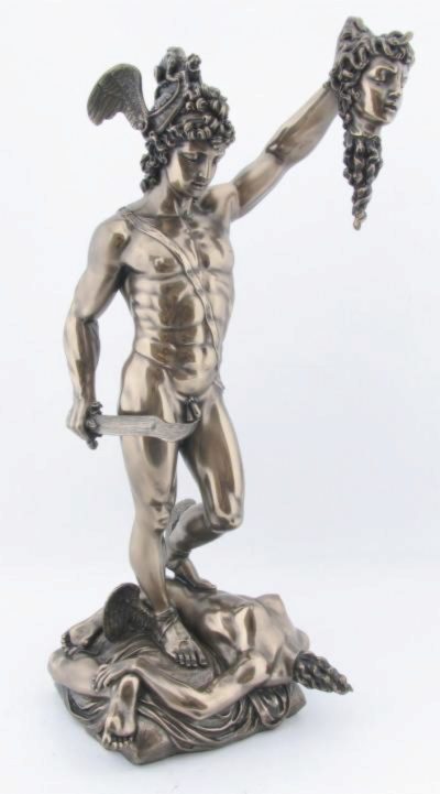 Photo of Perseus Holding the head of Medusa Bronze Figurine 34cm