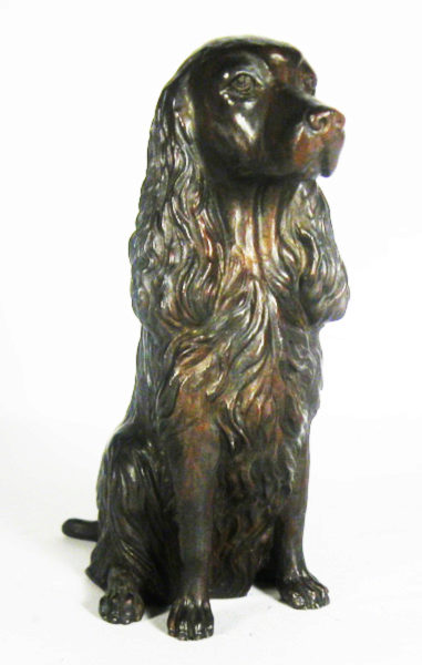 Photo of Spaniel Sitting Bronze Ornament