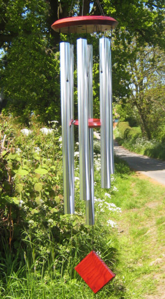 Woodstock Wind Chimes of Earth (Silver)