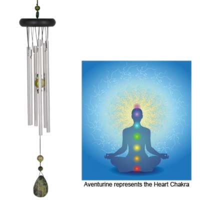 Photo of Chakra Aventurine Wind Chime (Woodstock)