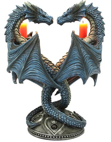Photo of Dragon Heart Twin Candle Stick (Anne Stokes)