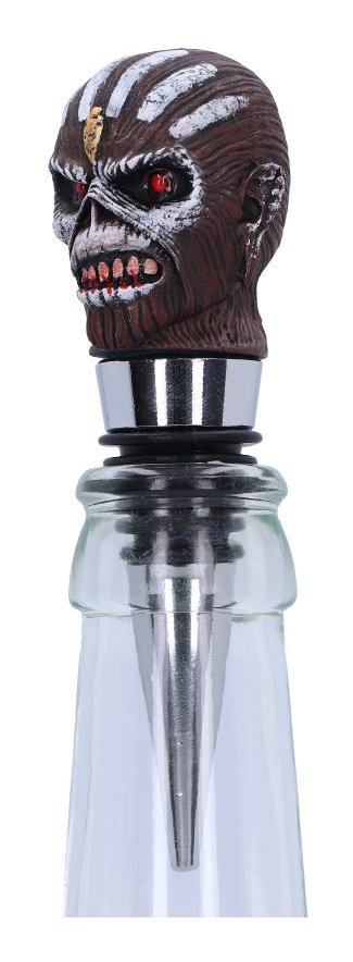 Photo #2 of product B6338X3 - Officially Licensed Iron Maiden Eddie Book of Souls Bottle Stopper 10cm