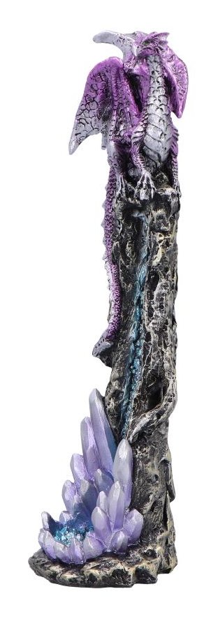 Photo #2 of product U7050M25 - Mythic Crystal Dragon Incense Stick Holder
