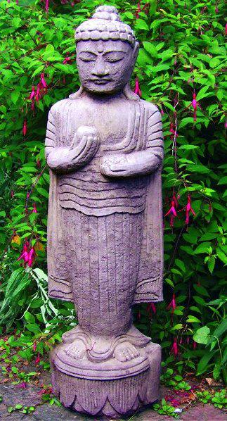 Photo of Upright Buddha Stone Statue