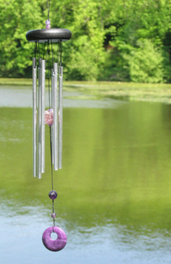 Photo of Chakra Amethyst Wind Chime (Woodstock)