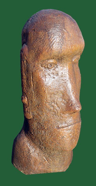 Phot of Easter Island Stone Head