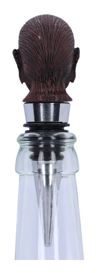 Photo #3 of product B6338X3 - Officially Licensed Iron Maiden Eddie Book of Souls Bottle Stopper 10cm