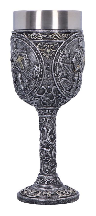 Photo #3 of product U6971A25 - Knight of Honour Goblet  Medieval Knight Drinkware