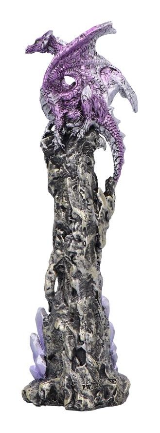 Photo #3 of product U7050M25 - Mythic Crystal Dragon Incense Stick Holder