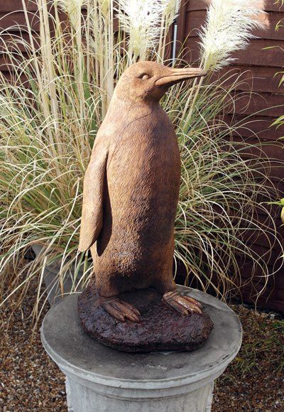 Phot of Penguin Stone Statue Large 67 cm