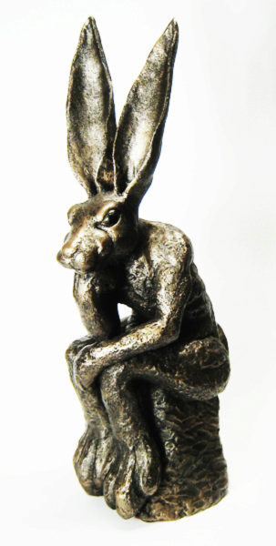 Photo of The Thinker Hare Sculpture (Old Masters)