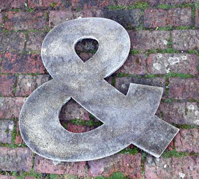 Photo of Ampersand Stone Wall Plaque