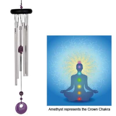 Photo of Chakra Amethyst Wind Chime (Woodstock)