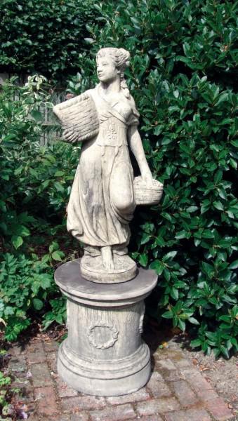 Photo of Country Girl (Medium) Stone Statue