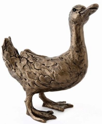 Photo of Dilly the Duck Bronze Figurine 18 cm