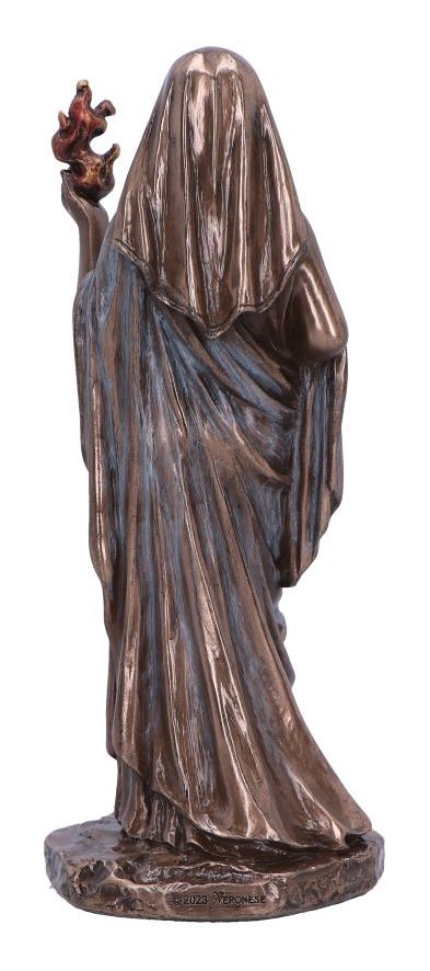 Photo #3 of product D6897C24 - Hestia Goddess of Home and Hearth Bronze Figurine